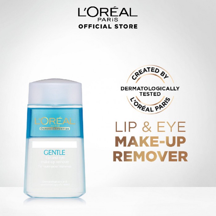 LOREAL GENTLE LIP & EYE MAKE-UP REMOVER 125ML