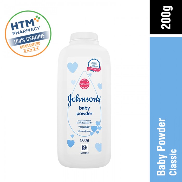 JOHNSONS BABY POWDER 200G - CLASSIC