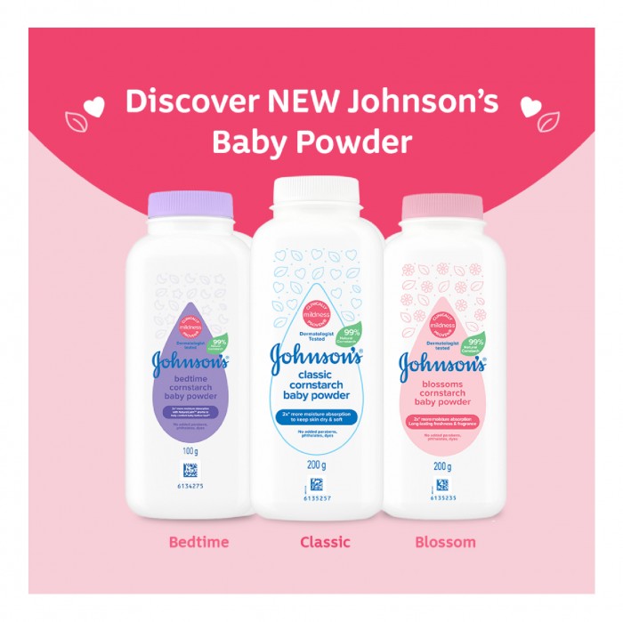 JOHNSONS BABY POWDER 500G X 2 - BLOSSOMS