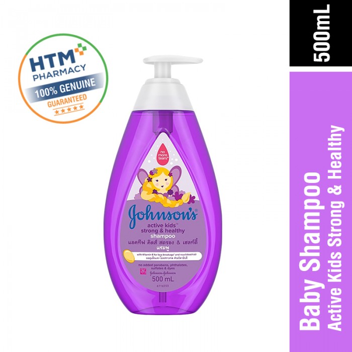 JOHNSONS ACTIVE KIDS STRONG & HEALTHY SHAMPOO 500ML