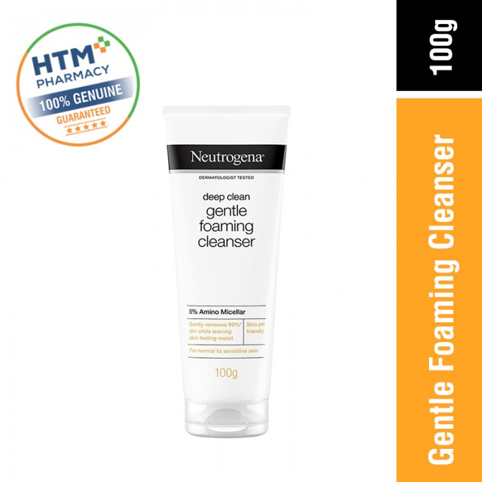 NEUTROGENA DEEP CLEAN GENTLE FOAMING CLEANSER 100G