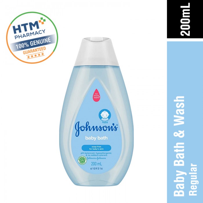 JOHNSONS BABY BATH & WASH 200ML - REGULAR