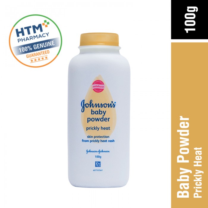 JOHNSONS BABY POWDER PRICKLY HEAT 100G