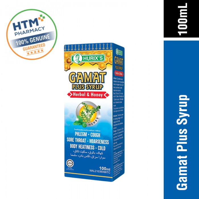 HURIX'S GAMAT PLUS SYRUP 100ML