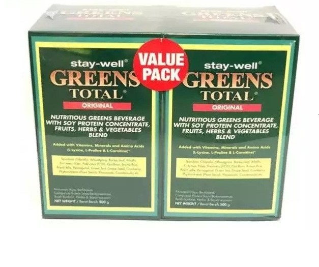 STAY-WELL GREENS TOTAL 500G X 2