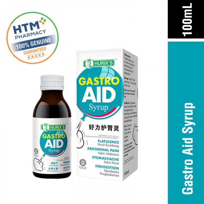 HURIX'S GASTRO AID SYRUP 100ML