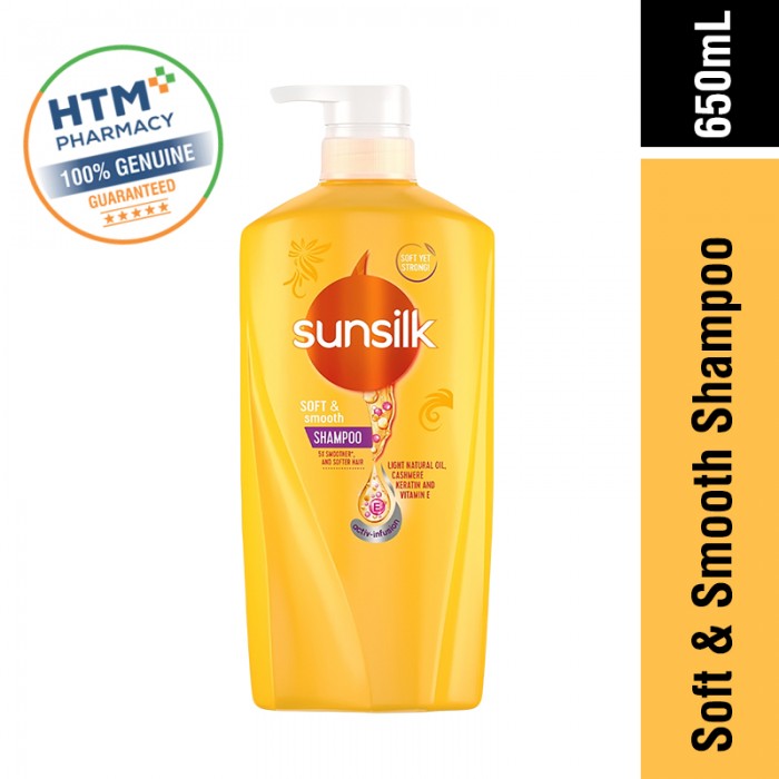 SUNSILK SHAMPOO 650ML - SOFT & SMOOTH