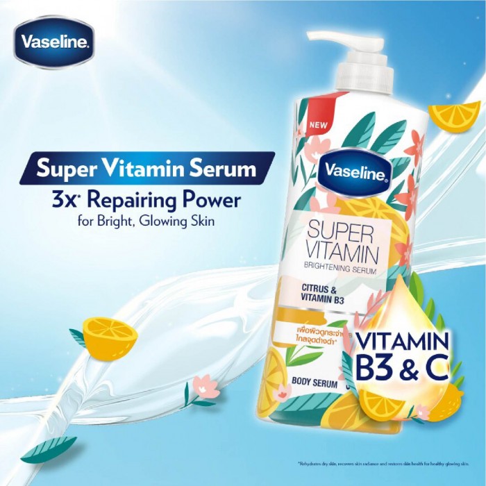 Vaseline Super Vitamin Brightening Serum 360ml - Citrus