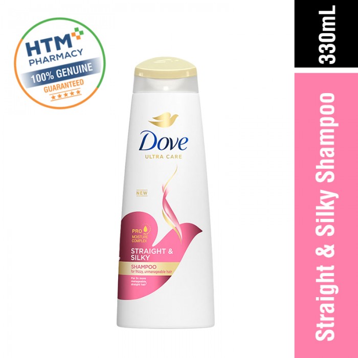 DOVE DAMAGE THERAPY SHAMPOO 330ML - STRAIGHT & SILKY