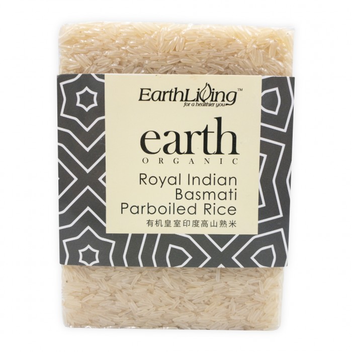 [HOE] EARTH LIVING ROYAL INDIAN BASMATI PARBOILED RICE 900G