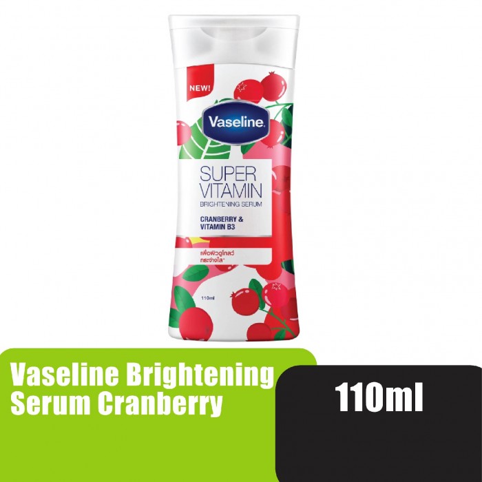 Vaseline Super Vitamin Brightening Serum 110ml - Cranberry