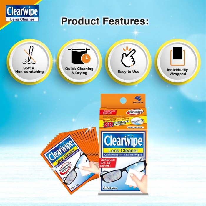 CLEARWIPES 20P