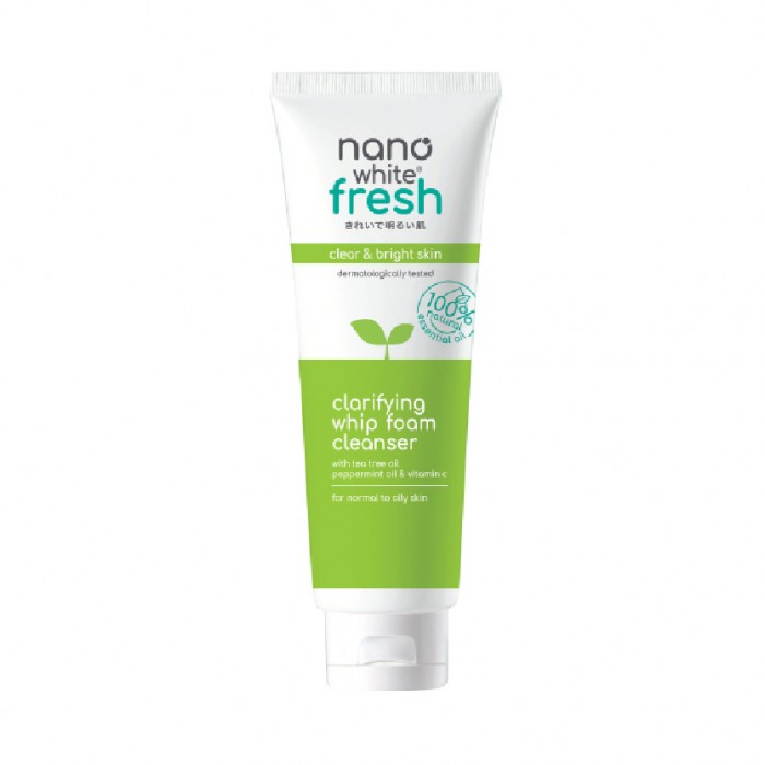 Nanowhite Fresh Clarifying Whip Foam Cleanser 100ml Hydra moist hydrating  cleanser 洗臉霜/洗面奶