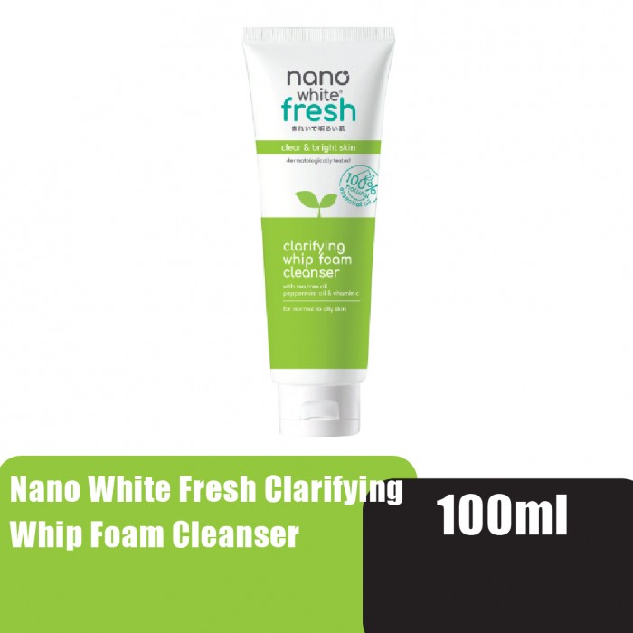 Nanowhite Fresh Clarifying Whip Foam Cleanser 100ml Hydra moist hydrating  cleanser 洗臉霜/洗面奶