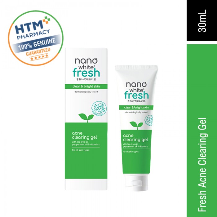 NANOWHITE FRESH ACNE CLEARING GEL 30ML (NEW)