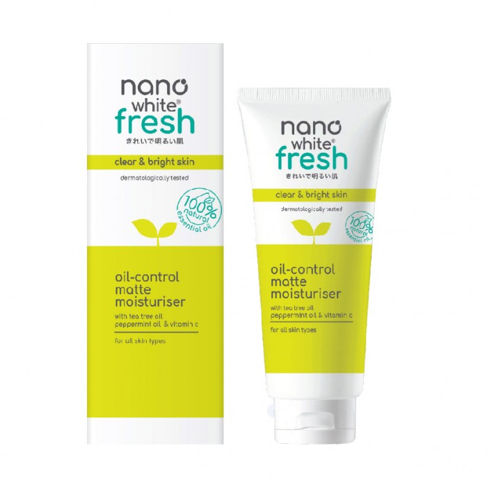 Nanowhite Fresh Oil-Control Matte Moisturizer 50ml Skincare hydrating cream acne spot treatment for oily skin