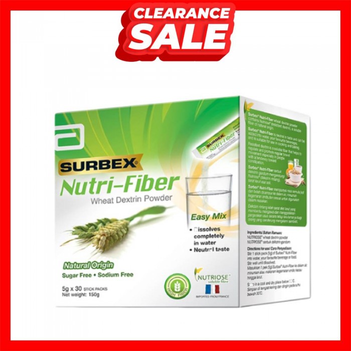 [CLEARANCE] SURBEX Nutri-Fiber 5G X 30 Sachets (EXP: 3/2026)
