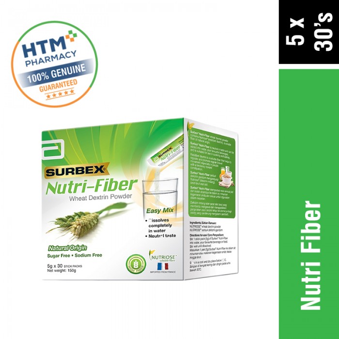 [CLEARANCE] SURBEX Nutri-Fiber 5G X 30 Sachets (EXP: 3/2026)
