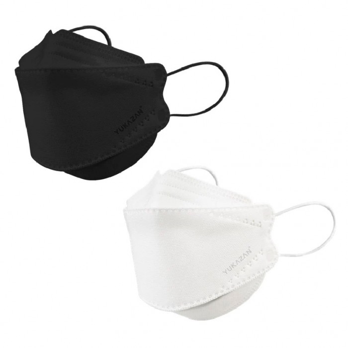 [HOE] Yukazan KF94 PROTECTIVE FACE MASK 10'S -COOL BALCK & COTTON WHITE