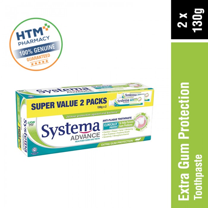 SYSTEMA TOOTHPASTE 130G X 2 -  EXTREME GUM PROTECTION