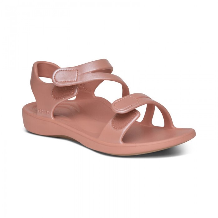 AETREX WOMENS JILLIAN SPORT BLUSH SHIMMER - US 5