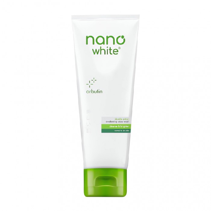 Nanowhite Double Action Awakening Snow Wash 100ml Pencuci muka facial gel cleanser 洗脸霜