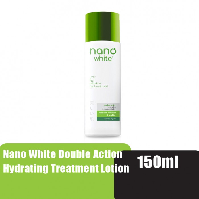 Nanowhite Double Action Hydrating Treatment Lotion 150ml Arbutin + Hyaluronic acid skincare 护肤品