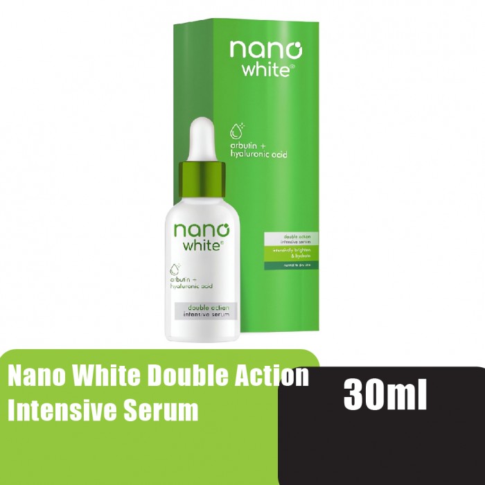 Nanowhite Double Action Intensive Serum 30ml Serum muka brightening face serum 精华液护肤品