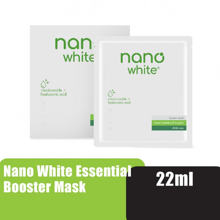 Nanowhite Double Action Booster Mask 22ml Facial hydrating sheet mask 补水面膜