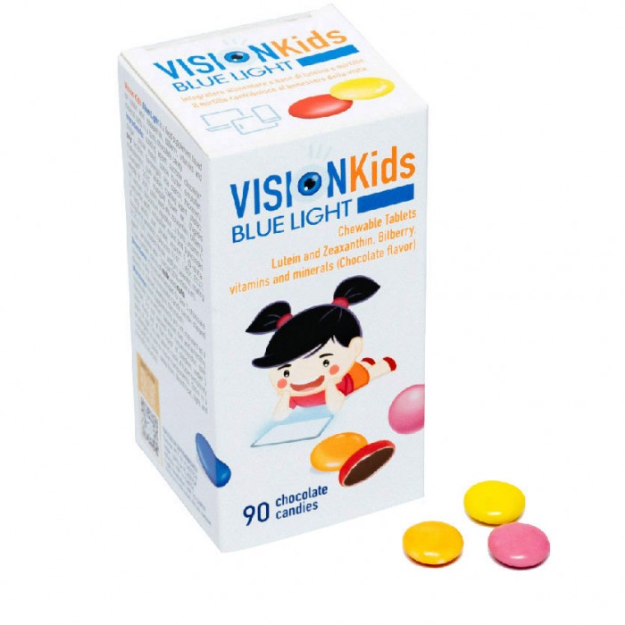 VISIONKIDS Blue Light Chewable Tablet for Kids Tablet 90's - Eye Supplement for Kids Supplement / 补眼睛 保健品 護眼 保健品 ( Eye C