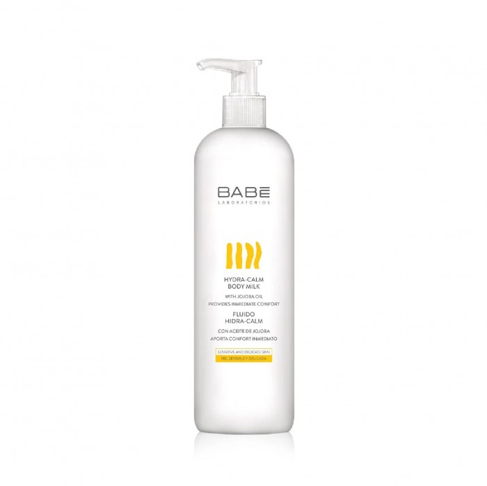 BABE LABORATORIOS Hydra-Calm Body Milk 500ml with Jojoba Oil & Glycerine - Body Lotion (for All Skin Type)