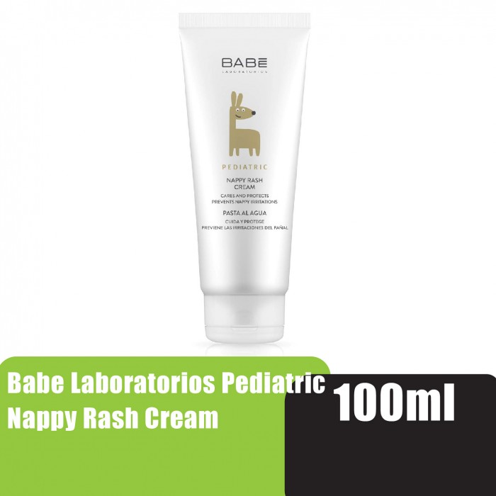 BABE LABORATARIOS Pediatric Nappy Rash Cream 100ml with Shea Butter & Zinc Oxide (for Baby & Kids)