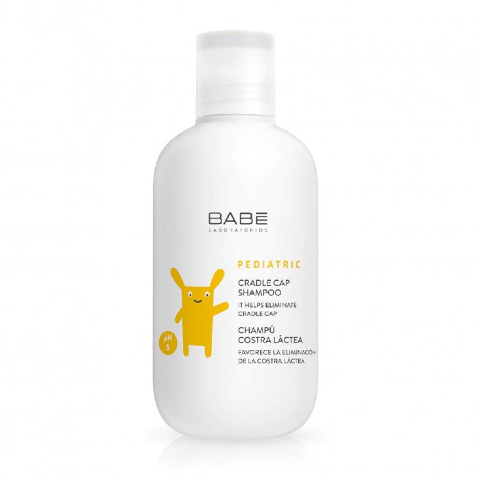 BABE LABORATORIOS Pediatric Cradle Cap Shampoo 200ml - Baby Shampoo with Condioner (for The Scalp of Baby and Kids)