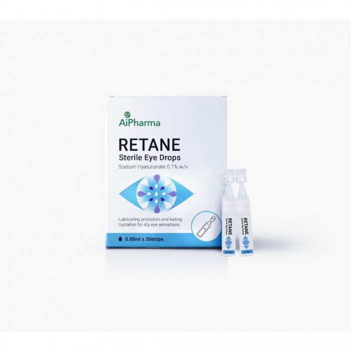 AIPHARMA RETANE EYE DROPS 0.88ML X 5'S