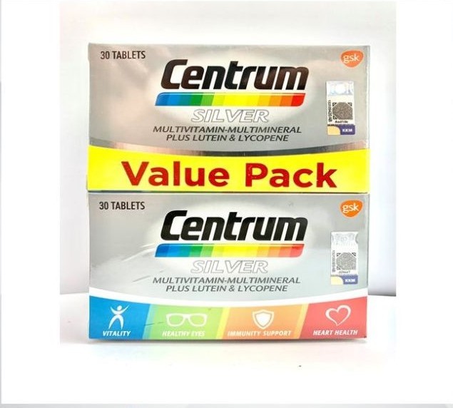 CENTRUM SILVER 30'S X 2