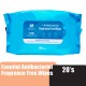 ESENTIAL Antibacterial Disinfectant Wipes 20's Fragrance Free Wet tissue/Tisu Basah/濕紙巾