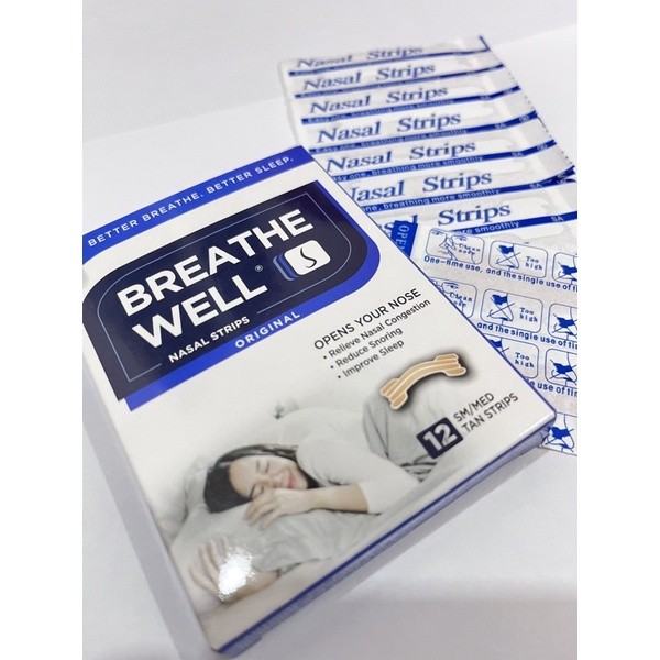 BREATHE WELL NASAL STRIPS 12'S - ORIGINAL