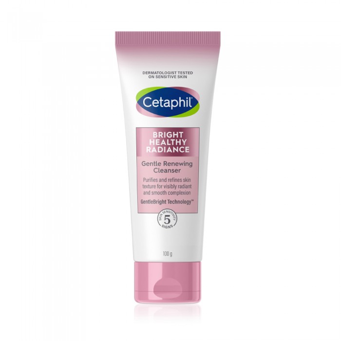 CETAPHIL Beauty Healthy Radiance Renewing Cleanser 100g for Cetaphil face Wash, Pembersih Muka