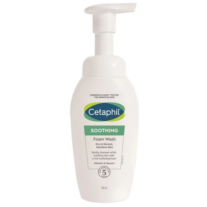 CETAPHIL SOOTHING FOAM WASH 200ML