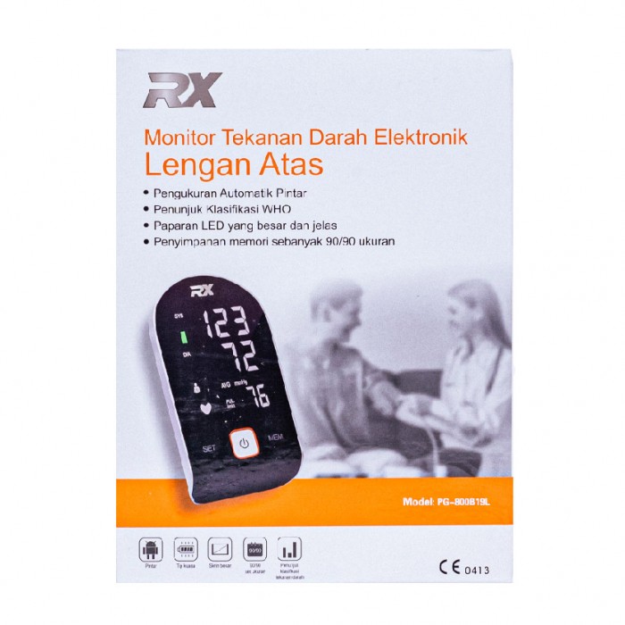 Rx Trac Blood Pressure Monitor (PG-800B19L) Bp Blood Pressure Monitor Mesin Tekanan Darah Tinggi血壓測量器 (6 Years Warranty)