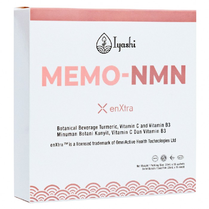 IYASHI Memo nmn Collagen Drink to promote Anti Aging ( Nmn Supplement / Collagen Supplement / Collegen ) 20ml x 15's