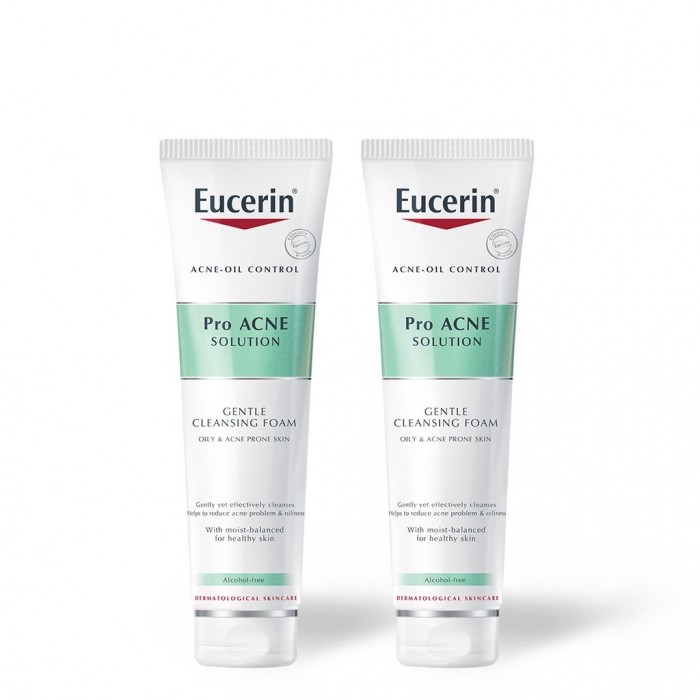 EUCERIN PROACNE CLEANSING FOAM 150G X 2