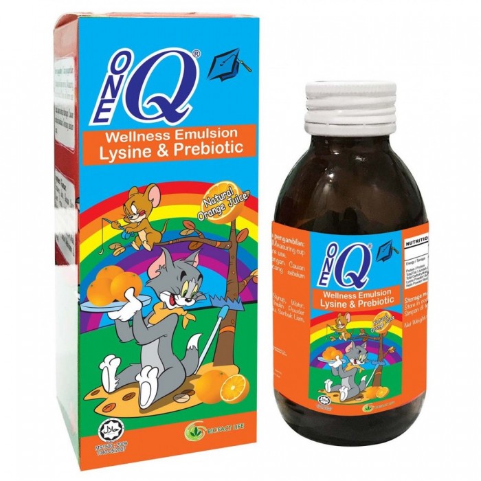 ONEQ WELLNESS LYSINE & PREBIOTIC 120ML