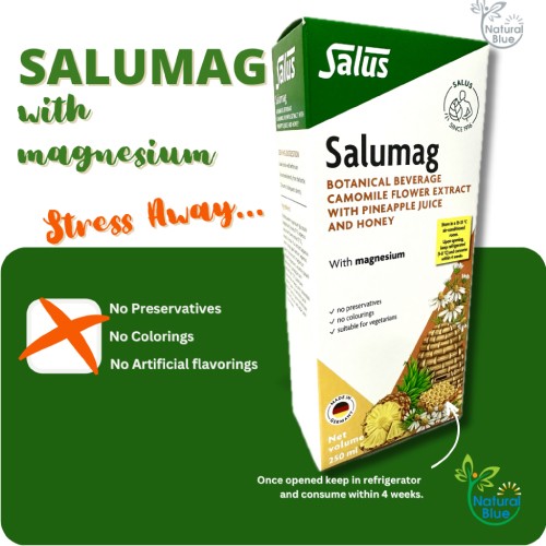 SALUS SALUMAG (250ml) Tension/Hypertension Supplement, Heart Supplement, Nerve Supplement, Anti Stress Relief