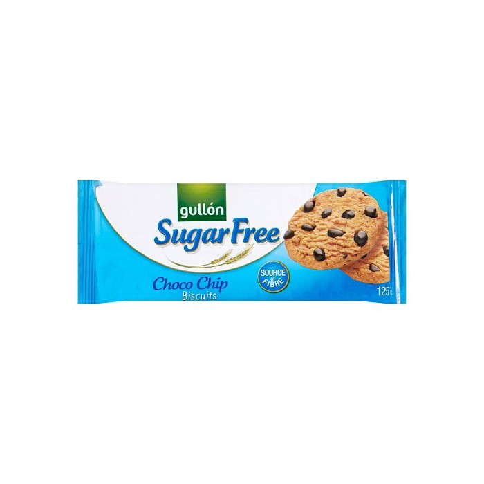 GULLON SUGAR FREE CHOC CHIP COOKIES 125G