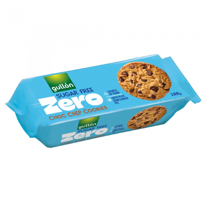 GULLON SUGAR FREE CHOC CHIP COOKIES 125G