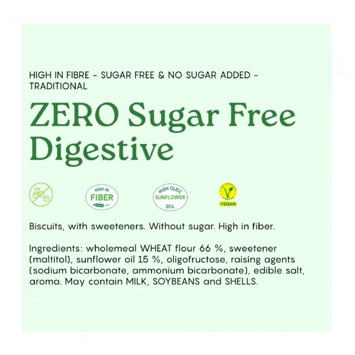 GULLON SUGAR FREE DIGESTIVE 400G