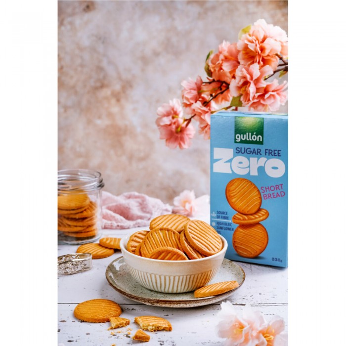 GULLON SUGAR FREE SHORTBREAD COOKIES 330G