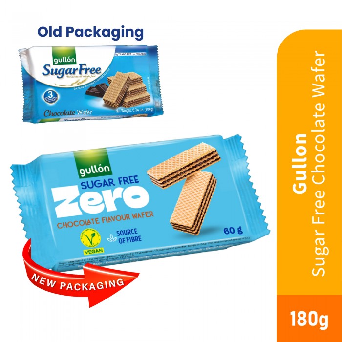 GULLON SUGAR FREE CHOCOLATE WAFER 180G