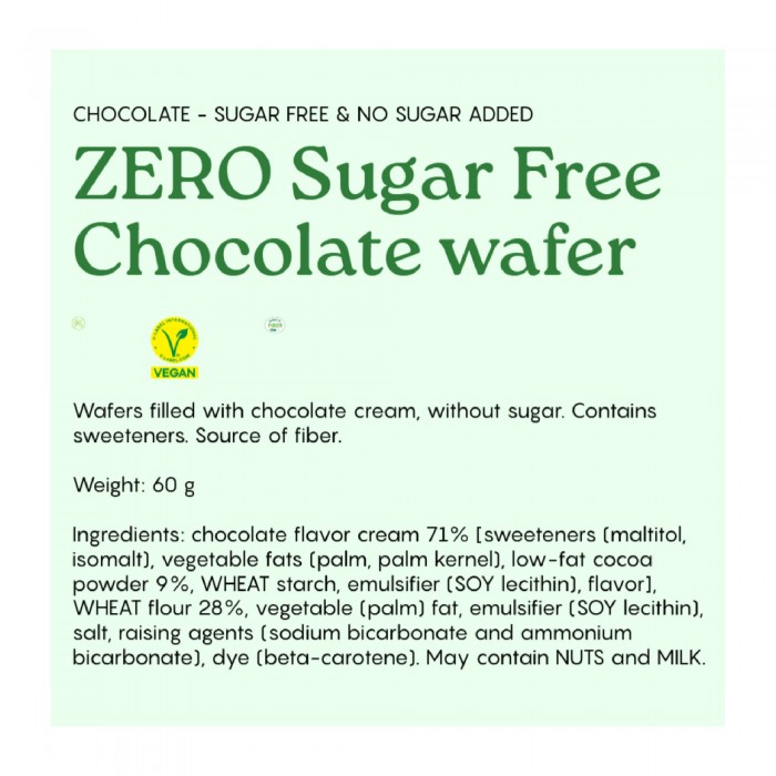 GULLON SUGAR FREE CHOCOLATE WAFER 180G